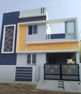 Image of 900 Sq.ft 3 BHK Independent House for sale in Veerapandi Pirivu, Coimbatore for Rs. 6400000