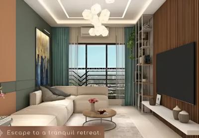 Hall Image of 1009 Sq.ft 2 BHK Apartment / Flat for sale in Raghav Utopia, Goregaon West Mumbai for Rs. 18700000
