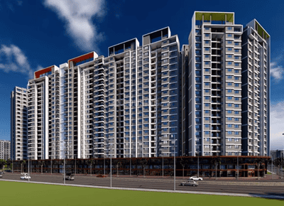 Image of 1058 Sq.ft 2 BHK Apartment / Flat for sale in Renuka Panch Tattva, Tathawade, Pune for Rs. 8200000