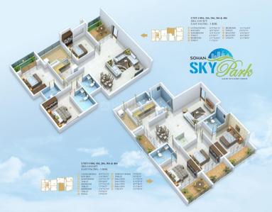 Image of 1295 Sq.ft 2 BHK Apartment / Flat for sale in Amrutahalli, Bengaluru for Rs. 12900000