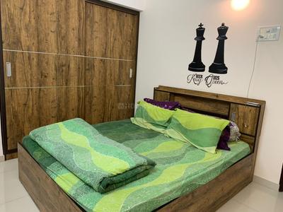 Bedroom Image of 550 Sq.ft 1 BHK Apartment / Flat for rent in Cosmos Orchid, Kasarvadavali Thane for Rs. 28000
