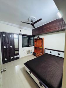 Bedroom Image of 900 Sq.ft 2 BHK Apartment / Flat for rent in Raunak Unnathi Woods, Kasarvadavali Thane for Rs. 29000