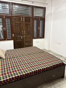 Bedroom Image of 1300 Sq.ft 2 BHK Builder Floor for rent in Ramnagariya Jaipur for Rs. 17000
