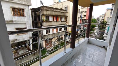 Balcony Image of 1325 Sq.ft 3 BHK Apartment / Flat for sale in Nayabad Kolkata for Rs. 6500000