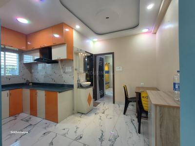 Kitchen Image of 1020 Sq.ft 2 BHK Apartment / Flat for sale in Baguiati Kolkata for Rs. 4800000