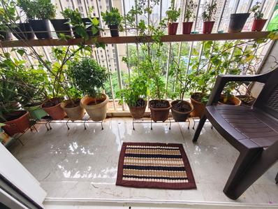 Balcony Image of 550 Sq.ft 1 BHK Apartment / Flat for sale in Thane West Thane for Rs. 12000000