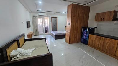Hall Image of 600 Sq.ft 1 RK Apartment / Flat for rent in Madhapur Hyderabad for Rs. 32000