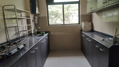 Kitchen Image of 900 Sq.ft 2 BHK Apartment / Flat for rent in Vijay Vilas Tauras Co-op Hsg Society, Hiranandani Estate Thane for Rs. 30000