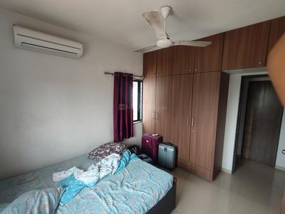 Bedroom Image of 1500 Sq.ft 3 BHK Apartment / Flat for rent in Adajan Surat for Rs. 27000