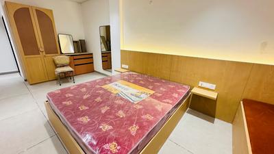 Bedroom Image of 600 Sq.ft 1 RK Builder Floor for rent in Vishnu Puri Colony Indore for Rs. 10500