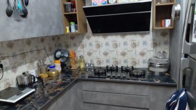 Kitchen Image of 1499 Sq.ft 3 BHK Apartment / Flat for rent in Hoysala Infantry Towers, Sanjaynagar Bengaluru for Rs. 71000