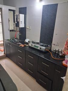 Kitchen Image of 1200 Sq.ft 2 BHK Apartment / Flat for rent in Waghodia Road Vadodara for Rs. 11000
