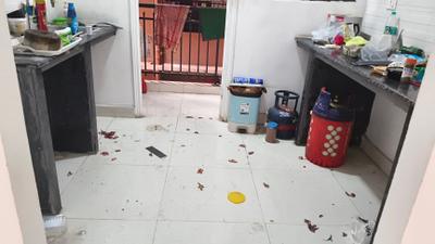 Kitchen Image of 1100 Sq.ft 3 BHK Apartment / Flat for rent in DTC Southern Heights, Joka Kolkata for Rs. 25000