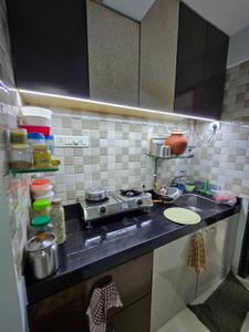 Kitchen Image of 360 Sq.ft 1 RK Apartment / Flat for sale in Kandivali East Mumbai for Rs. 9500000