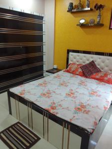Bedroom Image of 905 Sq.ft 2 BHK Apartment / Flat for rent in Aakash Ganga Complex, Hiranandani Estate Thane for Rs. 30000