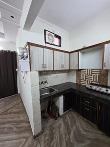 Kitchen Image of 600 Sq.ft 1 BHK Builder Floor for rent in Ramesh Nagar New Delhi for Rs. 16500