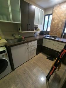 Kitchen Image of 650 Sq.ft 1 BHK Apartment / Flat for rent in Worli Point Mumbai for Rs. 95000