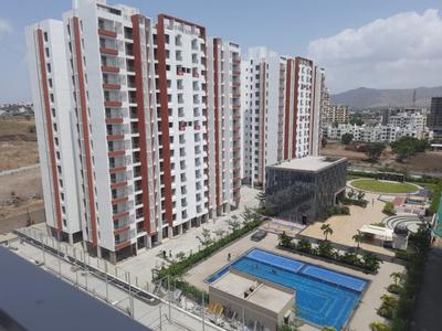 Image of 950 Sq.ft 2 BHK Apartment / Flat for rent in Majestique Rhythm County, Handewadi, Pune for Rs. 20000