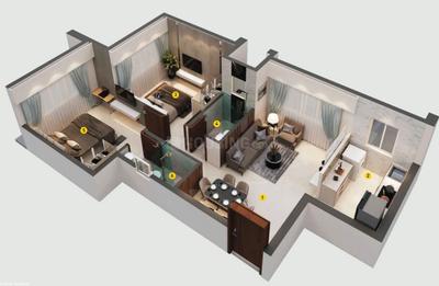 Image of 526 Sq.ft 2 BHK Apartment / Flat for sale in Ghatkopar East, Mumbai for Rs. 17000000