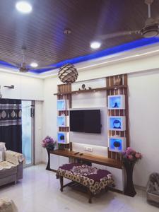 Hall Image of 1250 Sq.ft 3 BHK Apartment / Flat for rent in Uma Reality Silver Sky, BSNL Colony Vadodara for Rs. 31000