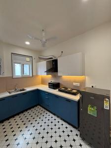 Kitchen Image of 750 Sq.ft 1 BHK Apartment / Flat for rent in Mansarovar Jaipur for Rs. 9000