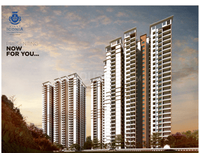 Image of 1280 Sq.ft 3 BHK Apartment / Flat for sale in SMR Vinay Iconia Phase II Block 1A Block 1B, Kondapur, Hyderabad for Rs. 17825000
