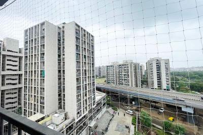 Balcony Image of 845 Sq.ft 2 BHK Apartment / Flat for sale in Sun Rising Homes, Gota Ahmedabad for Rs. 5200000