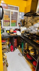 Kitchen Image of 850 Sq.ft 2 BHK Apartment / Flat for sale in Madhyamgram Kolkata for Rs. 4600000