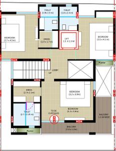 Image of 3500 Sq.ft 4 BHK Villa for sale in Nipania, Indore for Rs. 35000000