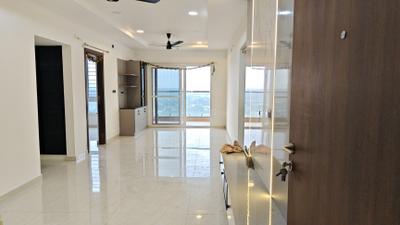 Living Room Image of 1353 Sq.ft 3 BHK Apartment / Flat for rent in Urbanrise On Cloud 33, Bachupally Hyderabad for Rs. 40000