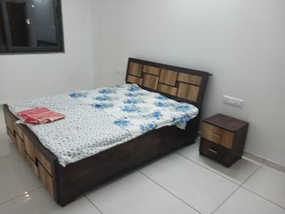 Bedroom Image of 1530 Sq.ft 2 BHK Apartment / Flat for rent in Swati Silver Stone 35, Vavol Gandhinagar for Rs. 25000
