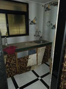 Kitchen Image of 200 Sq.ft 1 RK Apartment / Flat for rent in Kopar Khairane Navi Mumbai for Rs. 9000