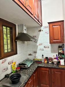 Kitchen Image of 600 Sq.ft 1 BHK Builder Floor for rent in JP Nagar Bengaluru for Rs. 15000