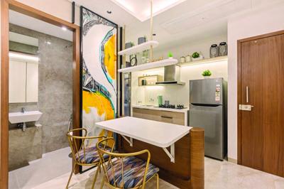 Kitchen Image of 400 Sq.ft 1 BHK Apartment / Flat for sale in Dosti Greater Thane, Bhiwandi Thane for Rs. 3600000
