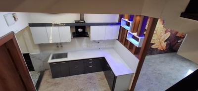 Kitchen Image of 1500 Sq.ft 3 BHK Independent House for rent in Mahalakshmi Nagar Indore for Rs. 25000