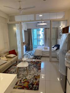 Bedroom Image of 435 Sq.ft 1 BHK Apartment / Flat for rent in L And T Olivia At Raintree Boulevard Cluster 7, Sahakara Nagar Bengaluru for Rs. 45000