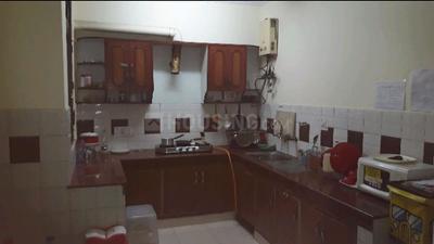 Kitchen Image of 600 Sq.ft 1 RK Apartment / Flat for rent in Sector 52 Noida for Rs. 12000