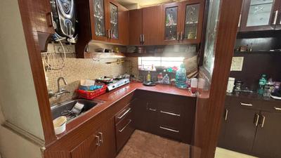 Kitchen Image of 600 Sq.ft 1.5 BHK Apartment / Flat for sale in Paradise Apartments, Sector 18 Rohini New Delhi for Rs. 5600000