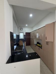 Kitchen Image of 650 Sq.ft 1 BHK Apartment / Flat for rent in Kondapur Hyderabad for Rs. 25000