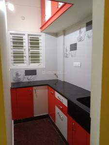 Kitchen Image of 600 Sq.ft 1 BHK Builder Floor for rent in Teachers Colony Bengaluru for Rs. 20000