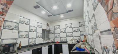 Kitchen Image of 1501 Sq.ft 3 BHK Apartment / Flat for sale in Baguiati Kolkata for Rs. 9000000
