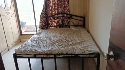 Bedroom Image of 1560 Sq.ft 3 BHK Apartment / Flat for rent in Hariom Heritage, Kharghar Navi Mumbai for Rs. 50000