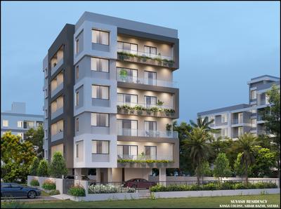 Image of 1220 Sq.ft 2 BHK Apartment / Flat for sale in Sadar Bazar, Satara for Rs. 6000000