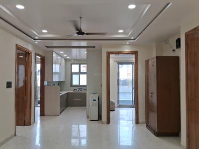 Living Room Image of 900 Sq.ft 3 BHK Builder Floor for rent in Punjabi Bagh New Delhi for Rs. 35000