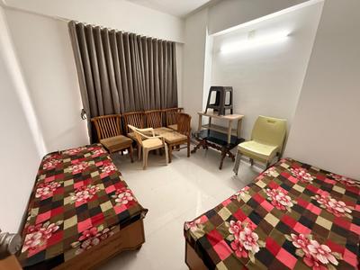 Bedroom Image of 1250 Sq.ft 3 BHK Apartment / Flat for rent in Shree Sharanam Sky, Sargasan Gandhinagar for Rs. 40000