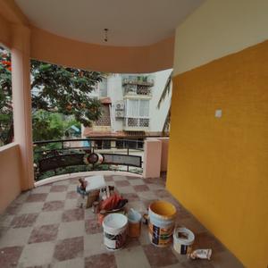 Balcony Image of 1210 Sq.ft 2 BHK Builder Floor for rent in Kasturi Nagar Bengaluru for Rs. 30000