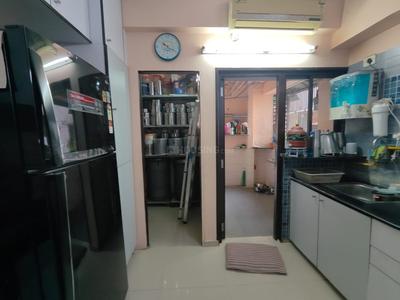 Kitchen Image of 2025 Sq.ft 3 BHK Apartment / Flat for sale in Trilokesh Gulmohar Heights, Prahlad Nagar Ahmedabad for Rs. 20000000