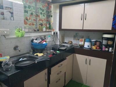 Kitchen Image of 765 Sq.ft 1 RK Apartment / Flat for rent in Kondapur Hyderabad for Rs. 12000
