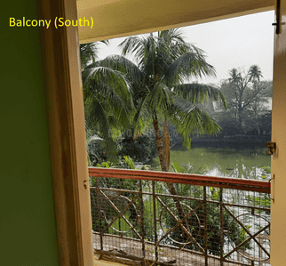 Balcony Image of 1401 Sq.ft 3 BHK Apartment / Flat for sale in Fortune City, Madhyamgram Kolkata for Rs. 6200000