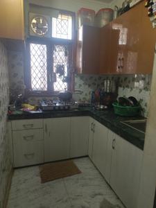 Kitchen Image of 700 Sq.ft 2 BHK Builder Floor for sale in Ganesh Nagar New Delhi for Rs. 4800000